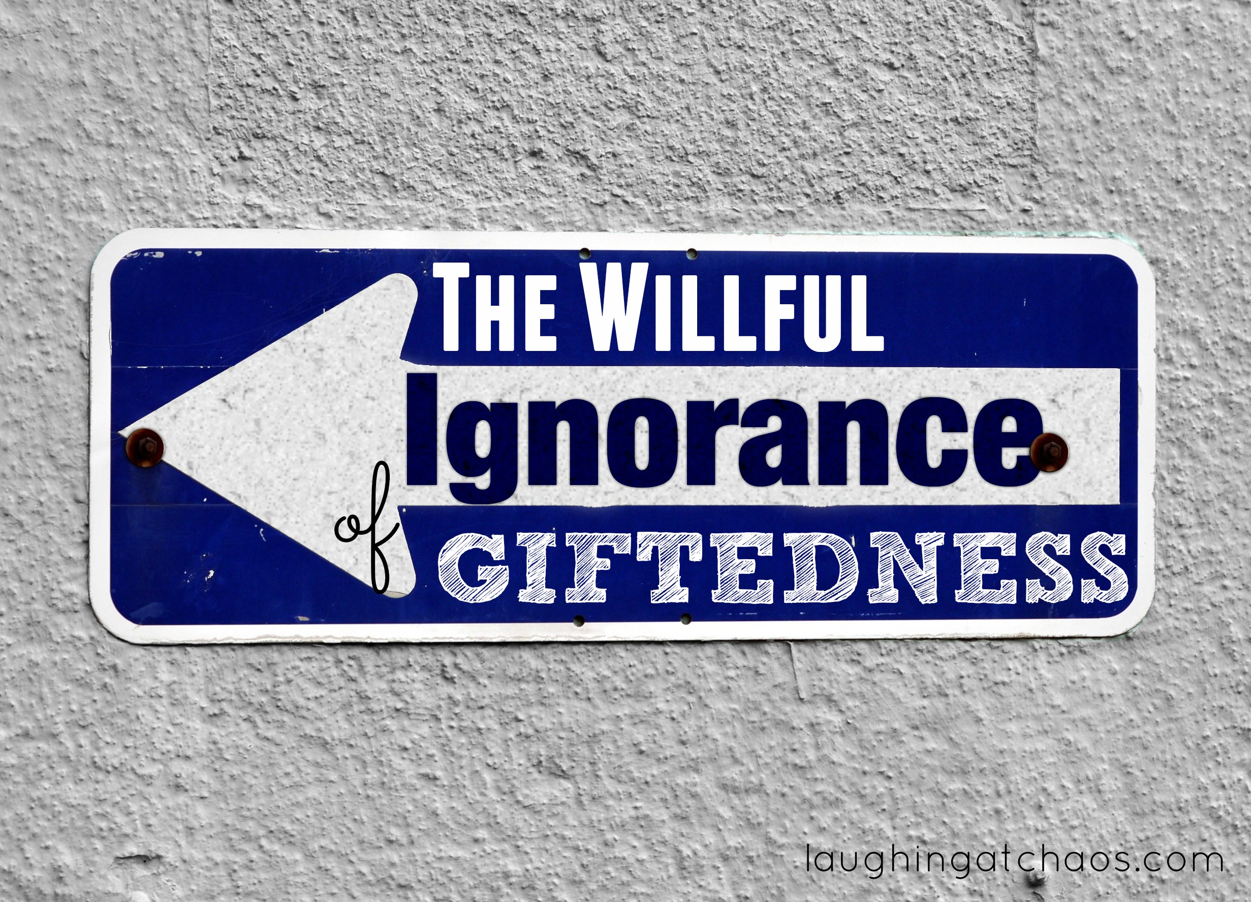 The willful ignorance of giftedness